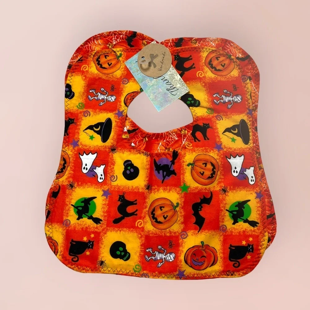 Handmade Halloween Baby Bib 🎃